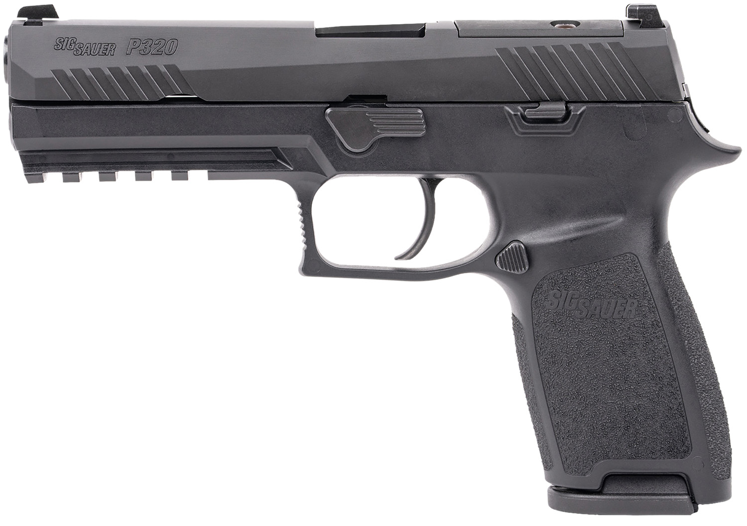 Sig Sauer P320 Full Size 9mm 10 Rnd Black Sig Lite Night Sights Optic ...