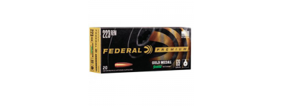 Federal Gold Medal Match .223 77gr Ammo 20 Rnd Sierra Matchking
