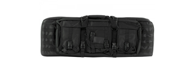 Vism 36" Tactical Double Rifle Case with Mag Pouches Blk