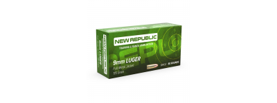 New Republic 9mm FMJ 115gr 50/rnds Ammo