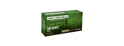 New Republic 38 Spec FMJ-FP 158gr 50 rnds Ammo